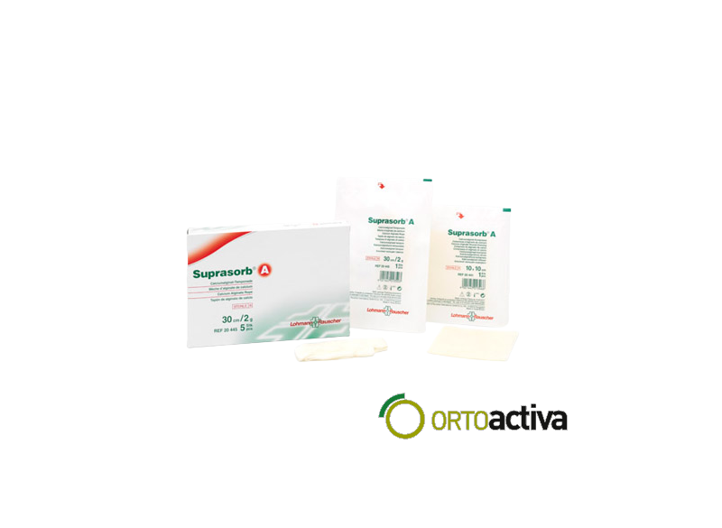 APOSITO DE ALGINATO DE CALCIO SUPRASORB-A 30 CM / 2 GR. (5 Unid.)