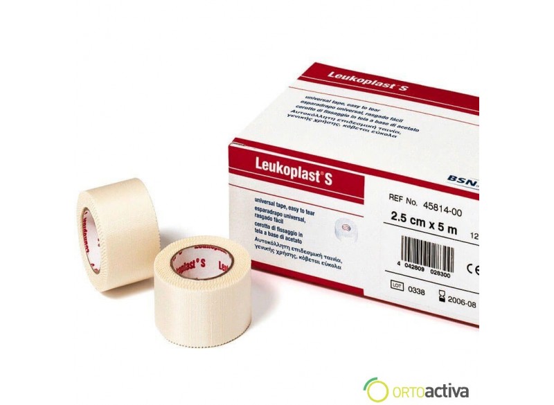 ESPARADRAPO TEJIDO POROSO LEUKOPLAST-S BLANCO