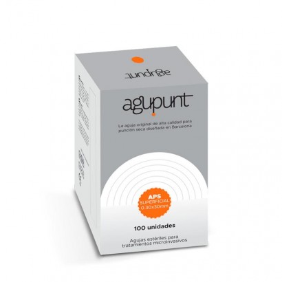 AGUJA DE PUNCION SECA FASCIA CON GUIA AGUPUNT (100 unid.)