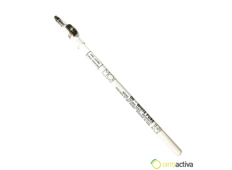 LAPICERO BLANCO PARA MARCAJE PIEL LASER 00-WHITE PURE CON SACAPUNTAS