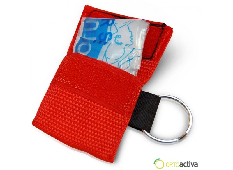 MASCARILLA CPR BOLSILLO LLAVERO